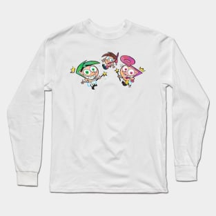 Geometric Fairly Odd Parents Long Sleeve T-Shirt